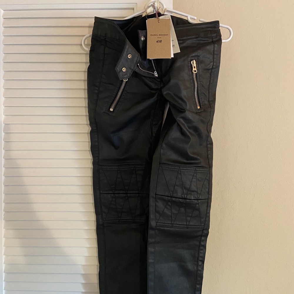 NEW- Isabel Marant for H&M faux leather pants